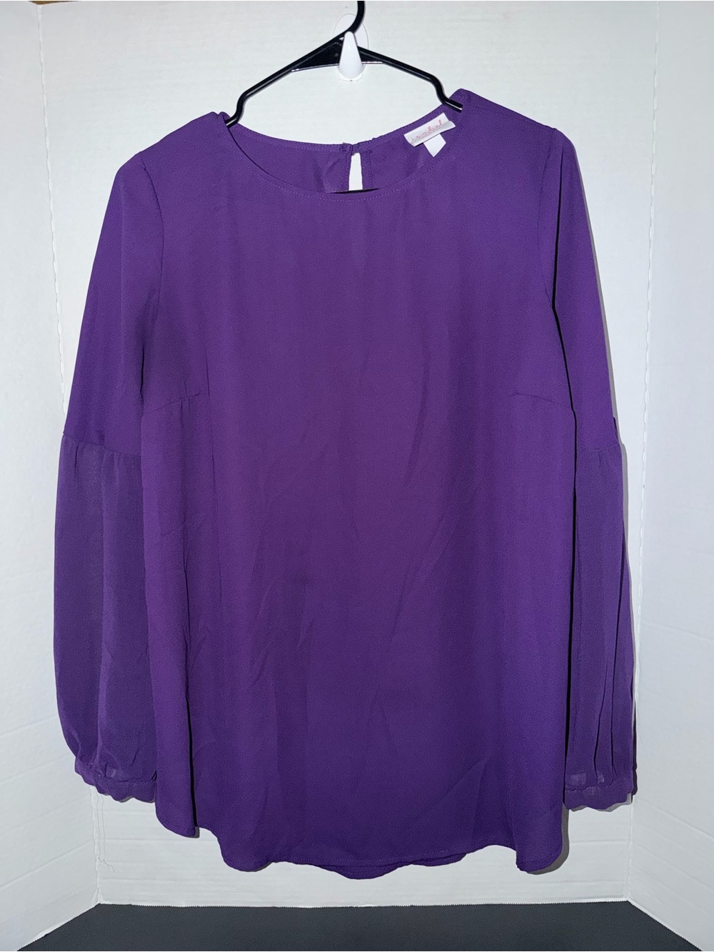 Isabel Maternity by Ingrid & Isabel Purple Long Sleeve Maternity Blouse
